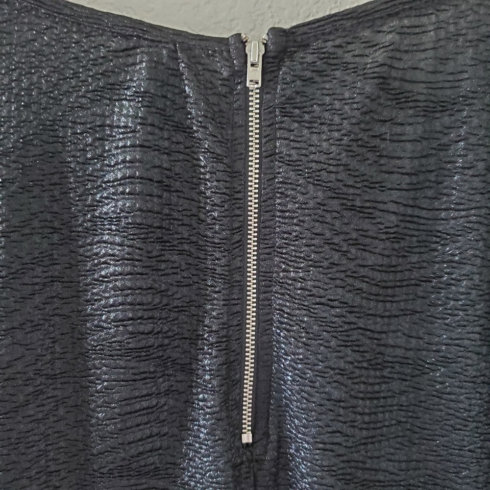 Zara Basic Evening Textured Shimmer Effect Tunic - image 6